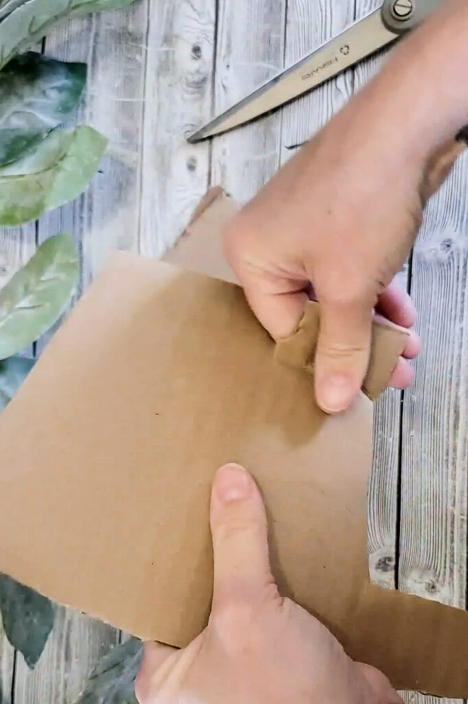 Don't throw away your old cardboard boxes, I'm going to show you how to turn cardboard into cute decor... it's easier than you think! #budgetfriendly #cardboarddiy #easyDIY #kidfriendly