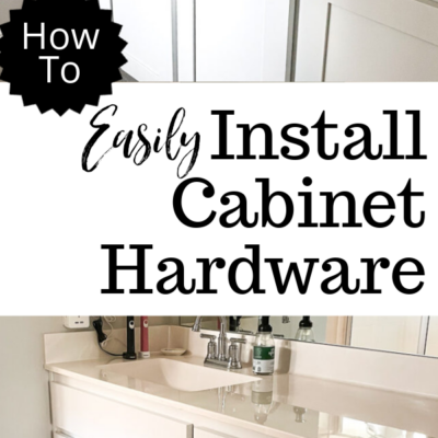 How to Easily Install Cabinet Hardware
