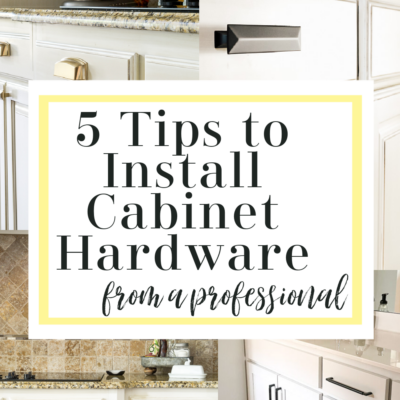 5 Tips to Install Cabinet Hardware, From a Professional