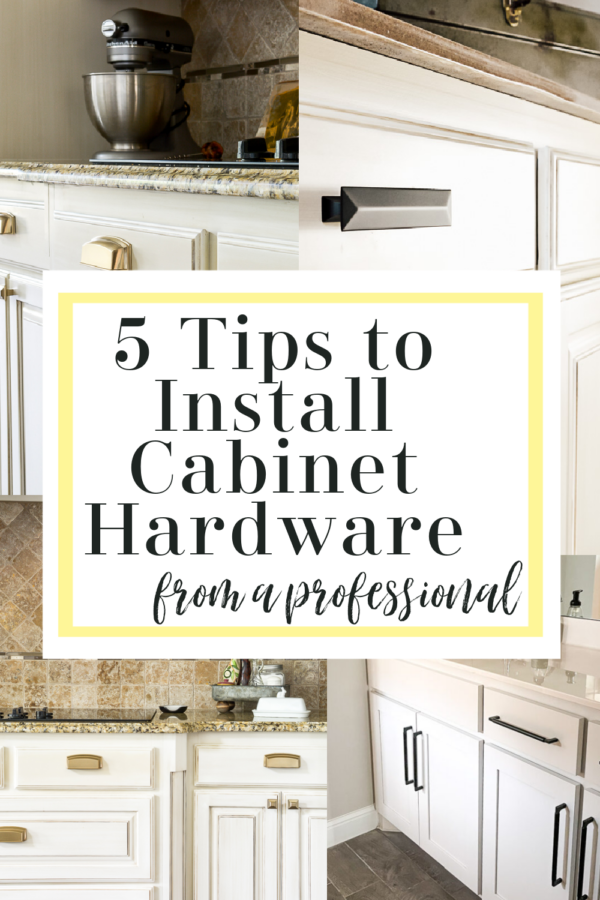 5 Tips to Install Cabinet Hardware, From a Professional - Salvaged Living