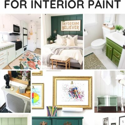 Favorite Green Colors for Interior Paint