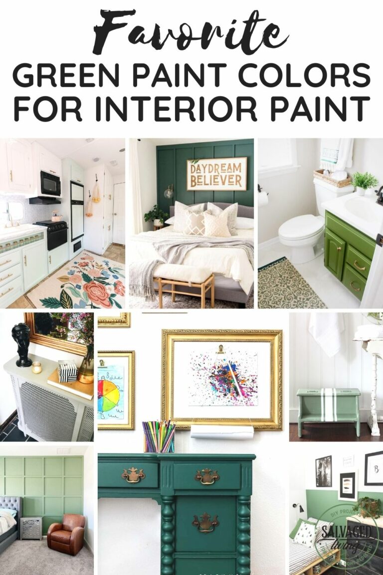 Favorite Green Colors for Interior Paint Salvaged Living