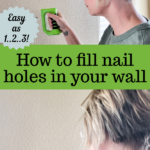 Hang that picture with confidence and don't look back! I'm about to show you how to easily fill nail holes in your wall! #holeinwall #fillholes #hammerfist