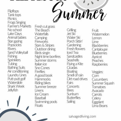 Summer inspo: word list!
