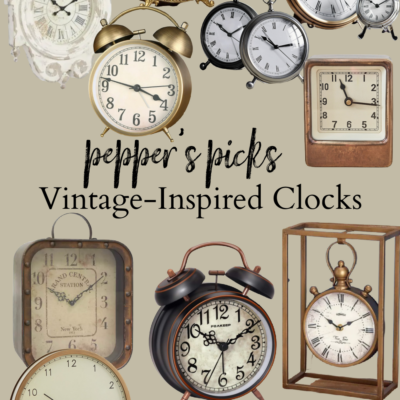 Vintage-Inspired Clocks