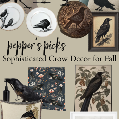 Sophisticated Crow Decor for Fall