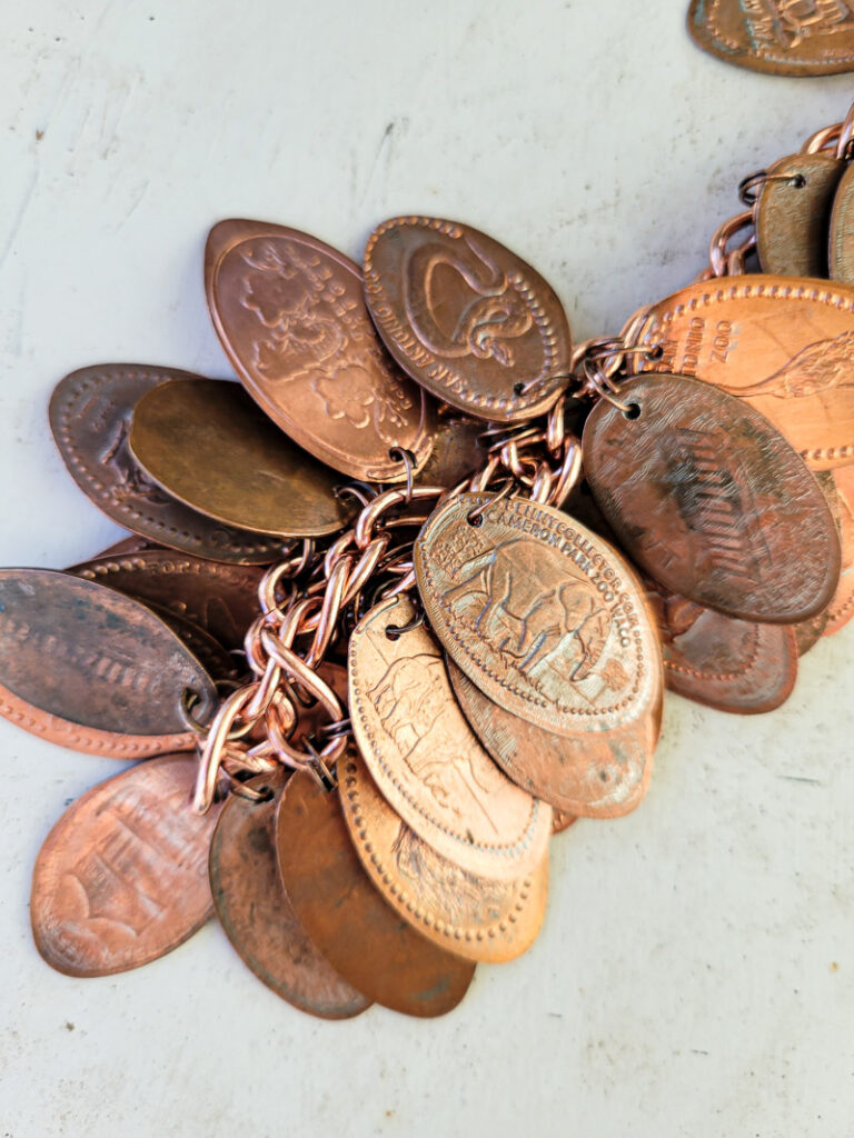 How to Make an Alex and Ani Style Disney Pressed Penny Bracelet -  Adventures in Familyhood