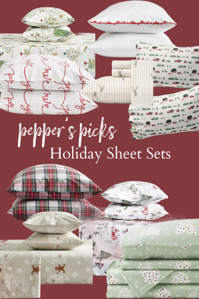 Nothing says Christmas, cozy, and warm like holiday sheet sets. Here's some of the best ones out there, rounded up in one place!
