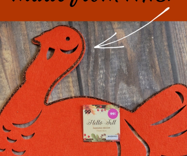 This easy DIY turkey decor for Fall is absolutely precious and oh-so budget-friendly, you're not going to believe it! #turkeydecor #falldecor #cardboarddiy #easyfalldiy