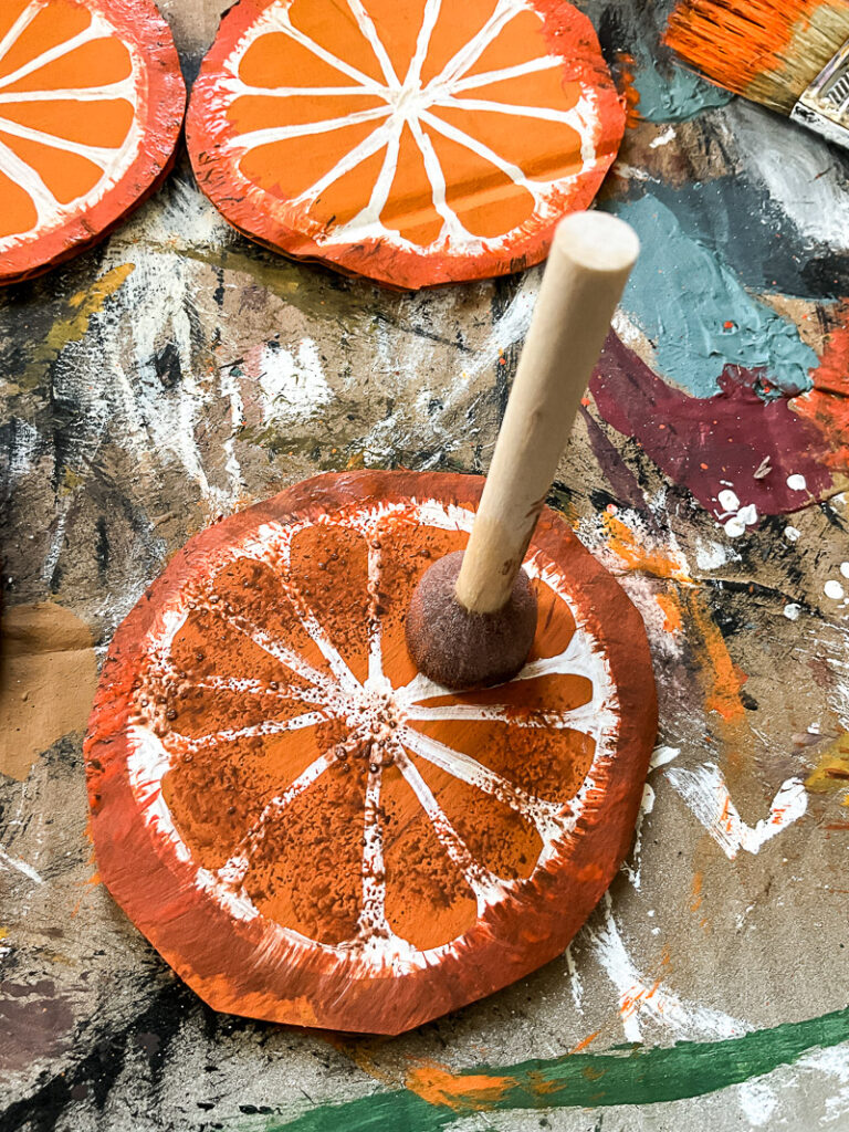 These faux dried orange slices are the little piece of decor your Fall home is missing! Easy, budget-friendly, and beautiful!!