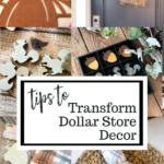 You don't have to break the bank to create a home you love- let me give you some tips to transform dollar store decor into pieces you'll love. #dollarstorediy #dollarstoredecor #decortransformation #budgetfriendlydiy #budgetfriendlydecor
