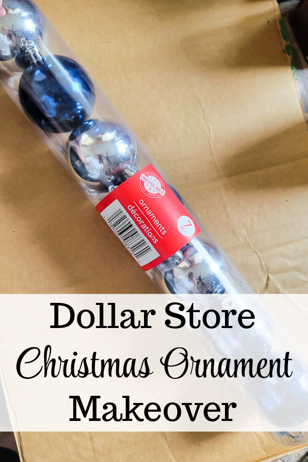 Give your dollar store Christmas ornaments a matte makeover and make them look like a million bucks... even on a budget! #dollarstoremakeover #dollarstorediy #christmasdiy