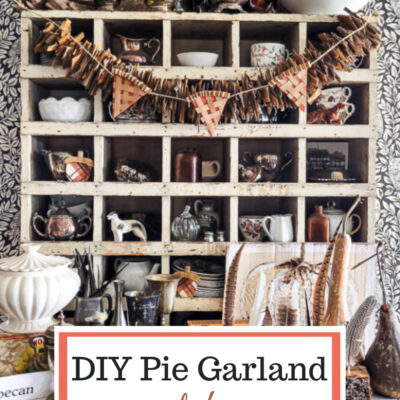 DIY Pie Garland from Cardboard and Paper