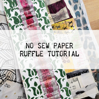 No Sew Paper Ruffle Tutorial